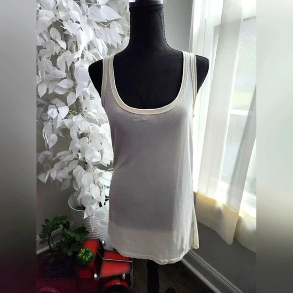 dylan Tops - Dylan Cream Color Tank Top Size Small